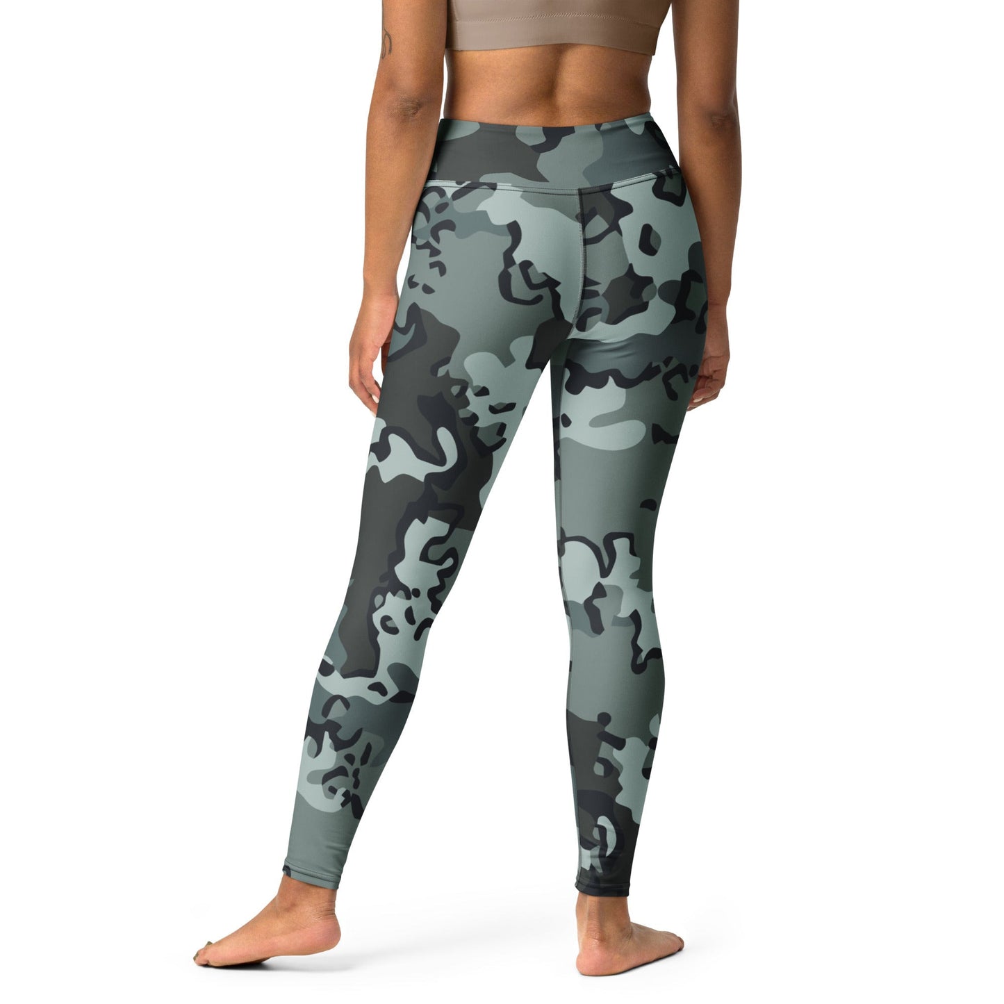 Alaska Chocolate Chip Urban CAMO Yoga Leggings - Womens