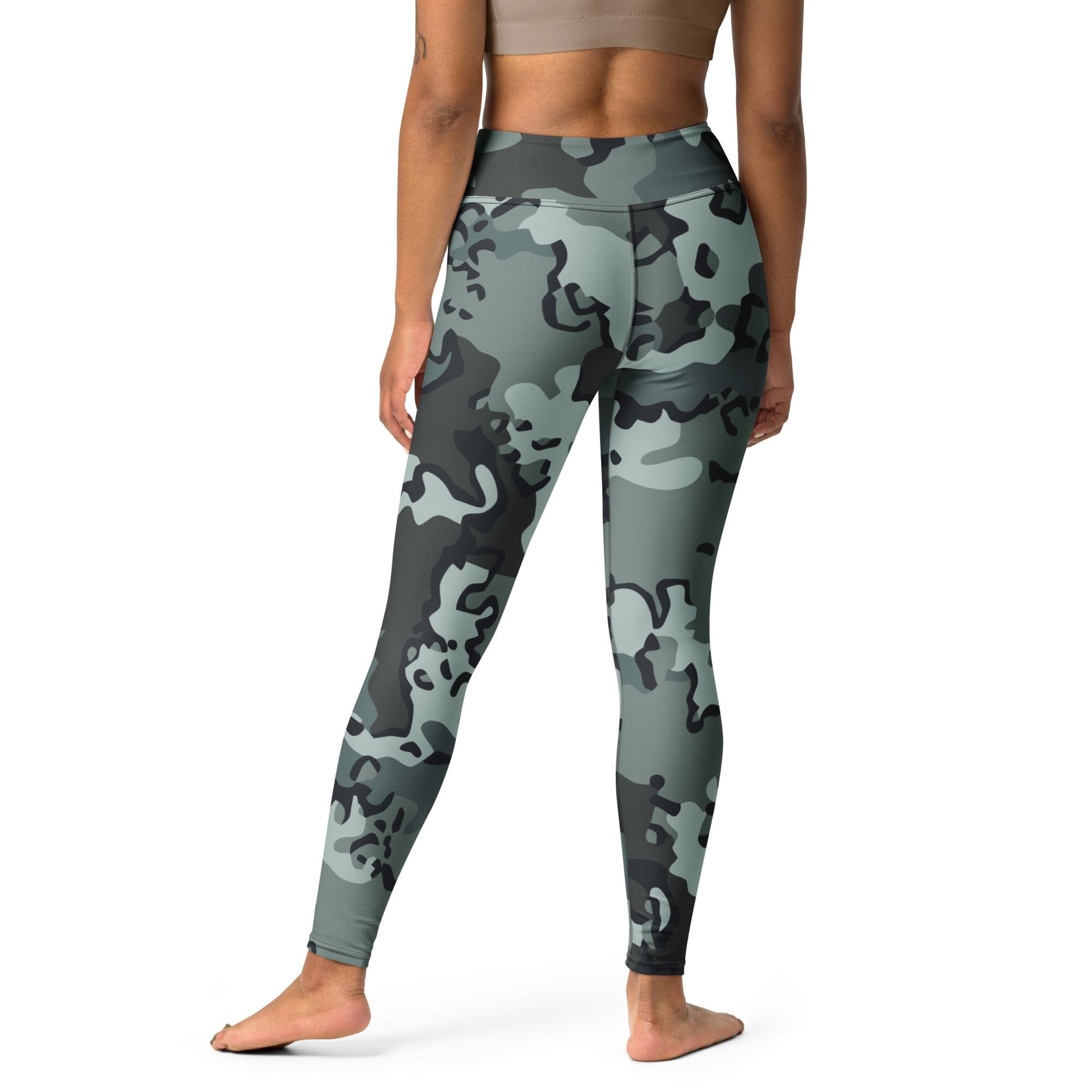Alaska Chocolate Chip Urban CAMO Yoga Leggings - Womens