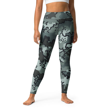Alaska Chocolate Chip Urban CAMO Yoga Leggings - XS - Womens
