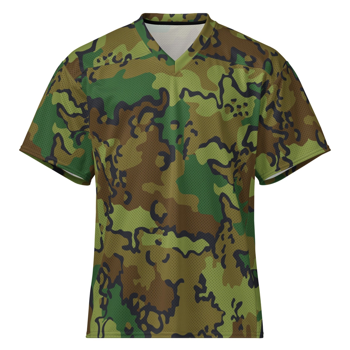 Alaska Chocolate Chip Woodland CAMO Unisex American Football Jersey - 2XS