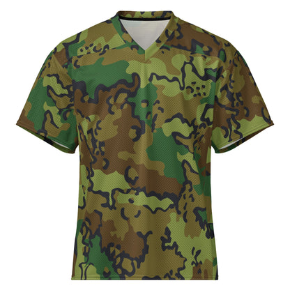 Alaska Chocolate Chip Woodland CAMO Unisex American Football Jersey - 2XS