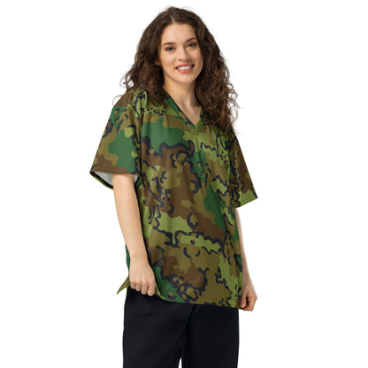 Alaska Chocolate Chip Woodland CAMO Unisex American Football Jersey
