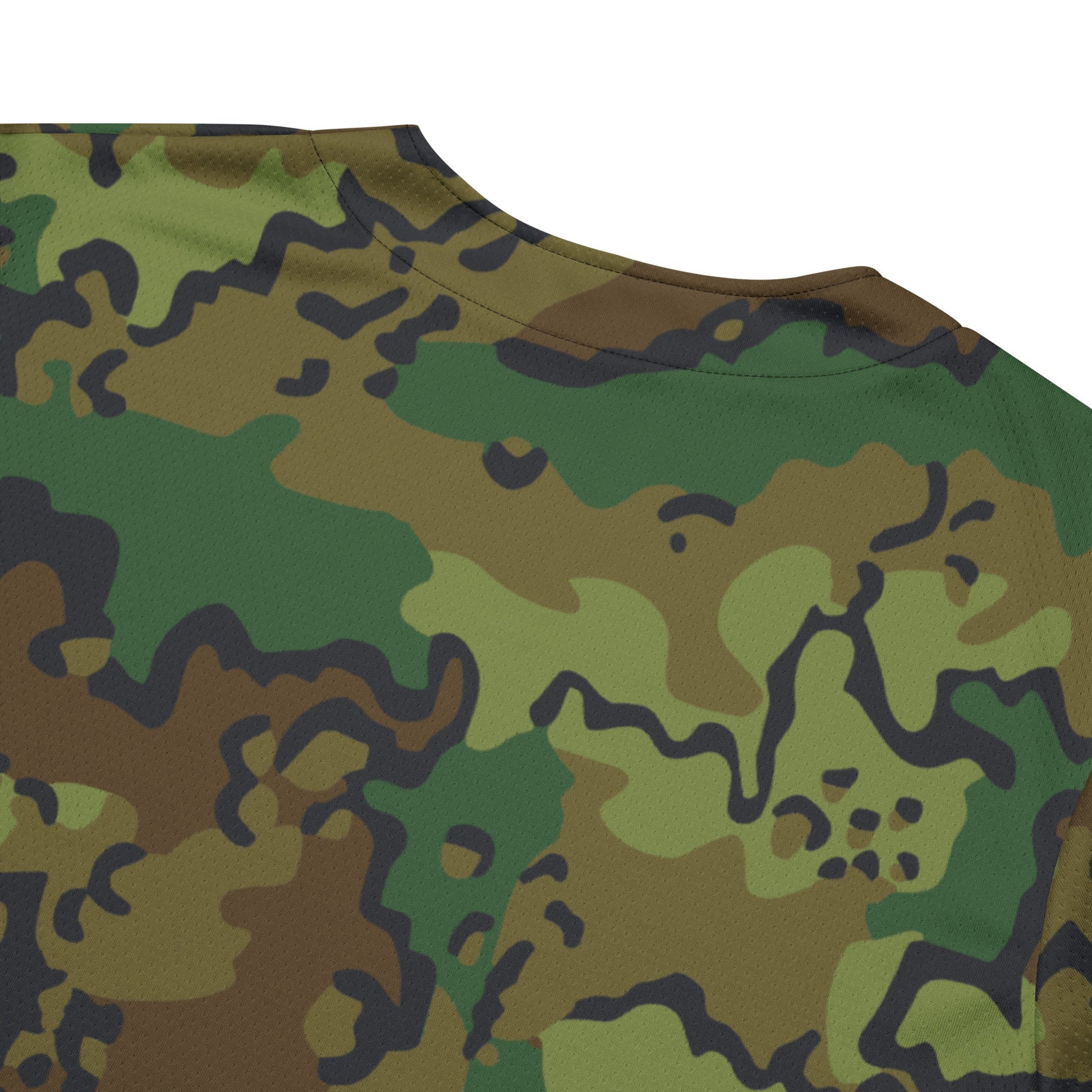 Alaska Chocolate Chip Woodland CAMO baseball jersey - Baseball Jerseys