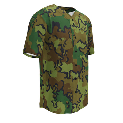 Alaska Chocolate Chip Woodland CAMO baseball jersey - Baseball Jerseys