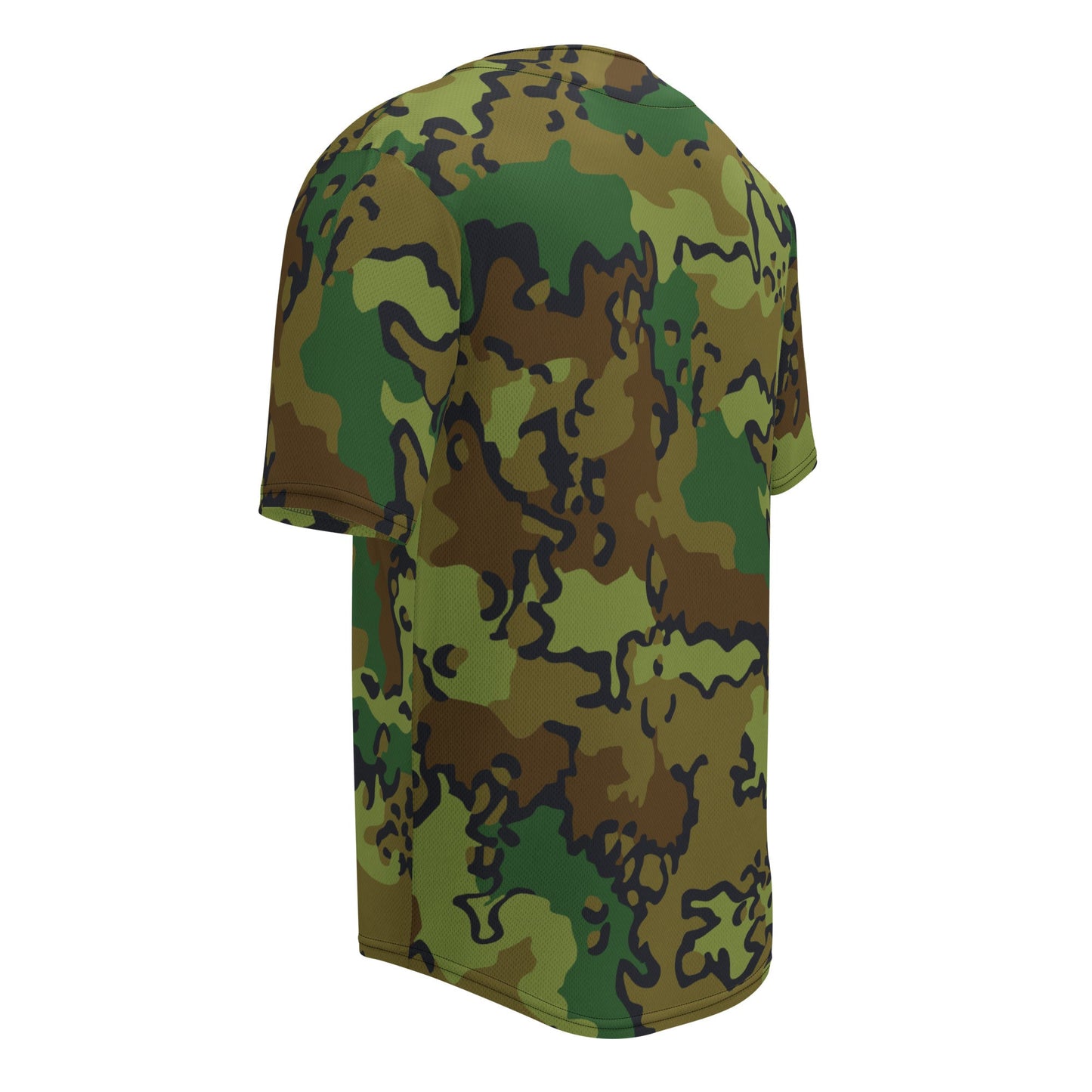 Alaska Chocolate Chip Woodland CAMO baseball jersey - Baseball Jerseys
