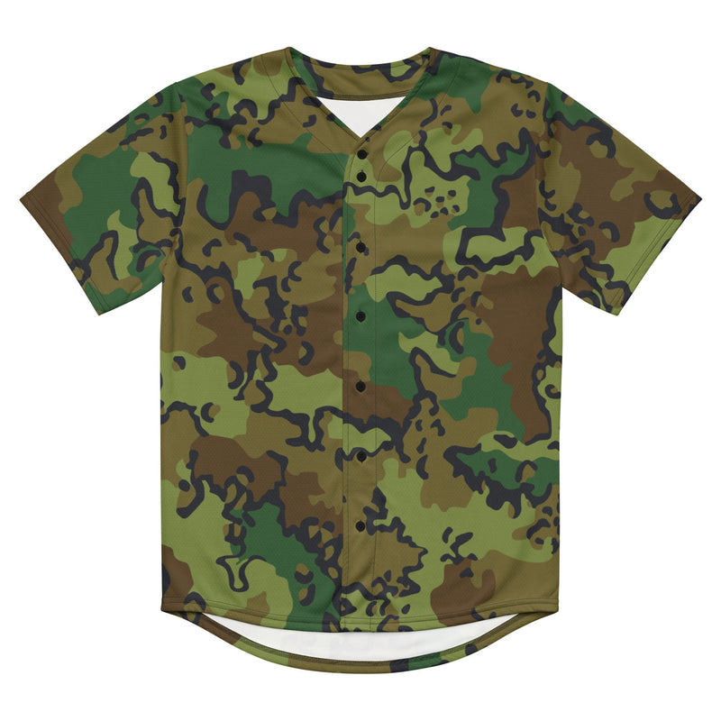Alaska Chocolate Chip Woodland CAMO Unisex Baseball Jersey