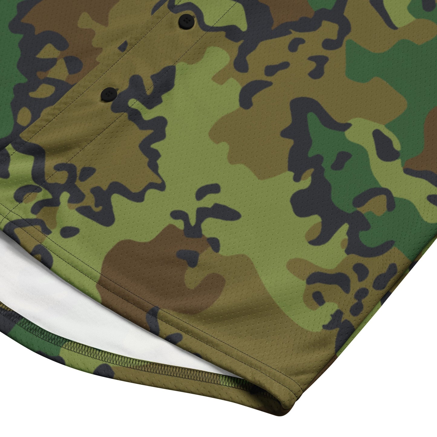 Alaska Chocolate Chip Woodland CAMO baseball jersey - Baseball Jerseys