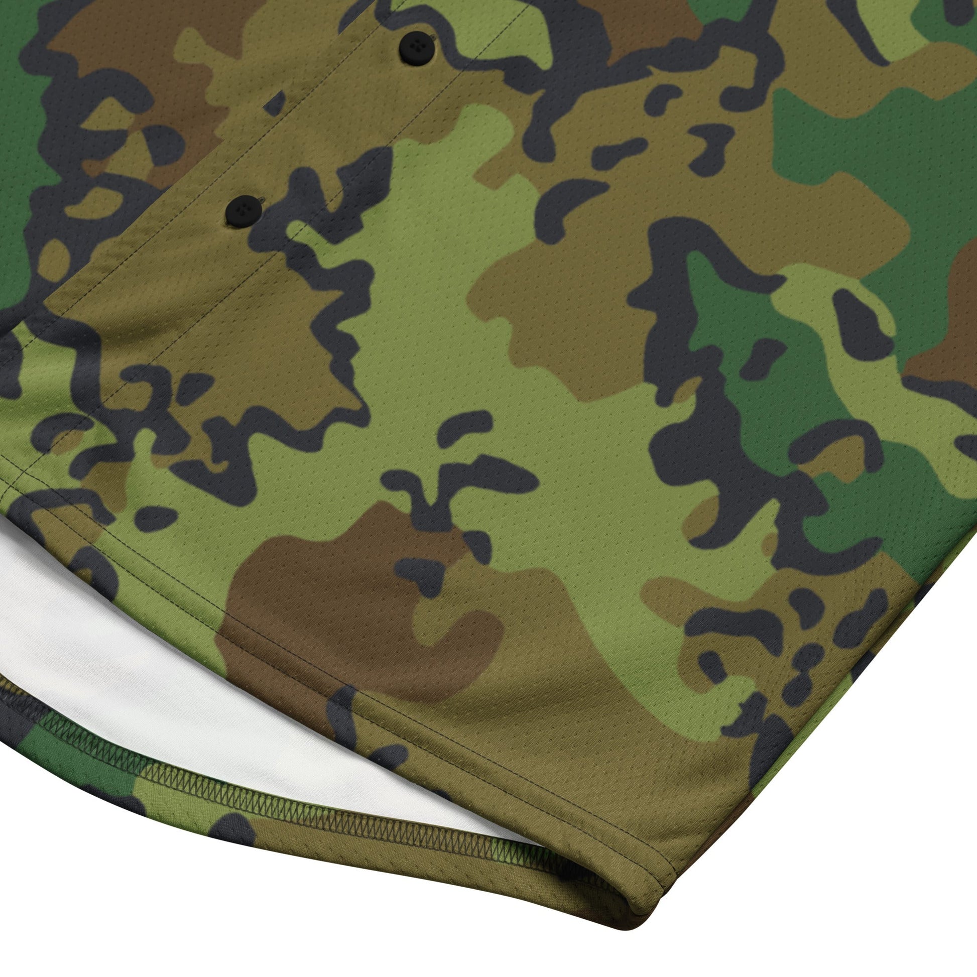 Alaska Chocolate Chip Woodland CAMO baseball jersey - Baseball Jerseys