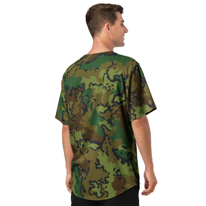 Alaska Chocolate Chip Woodland CAMO baseball jersey - Baseball Jerseys