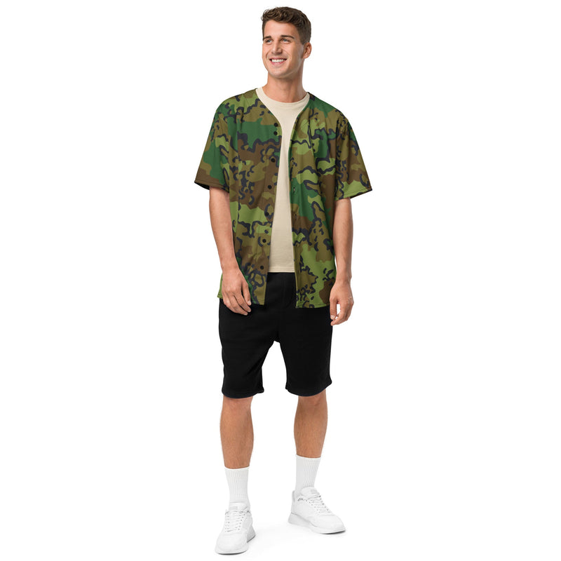 Alaska Chocolate Chip Woodland CAMO Unisex Baseball Jersey