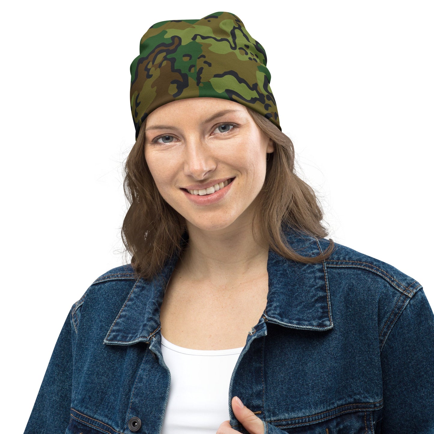 Alaska Chocolate Chip Woodland CAMO Beanie - Beanies