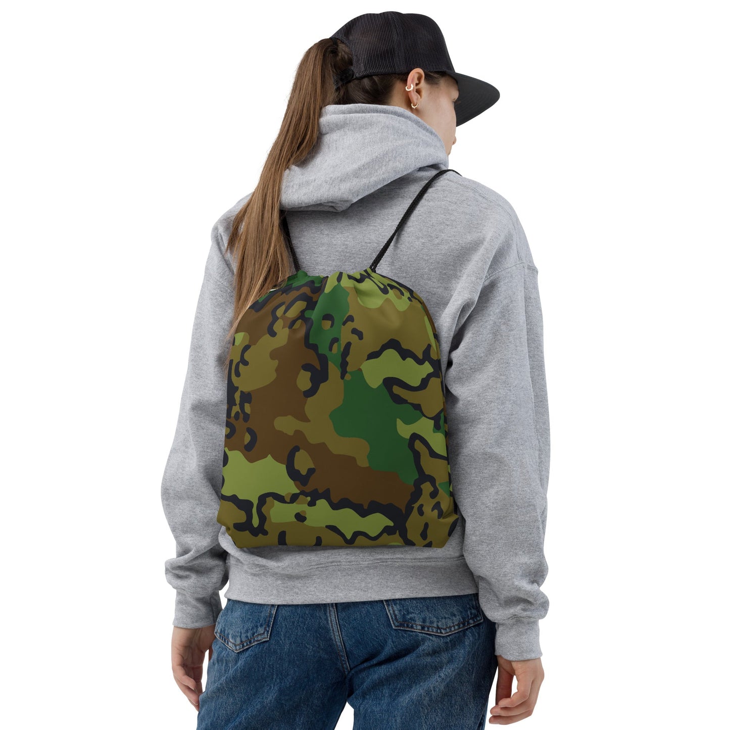 Alaska Chocolate Chip Woodland CAMO Drawstring Bag - Bags