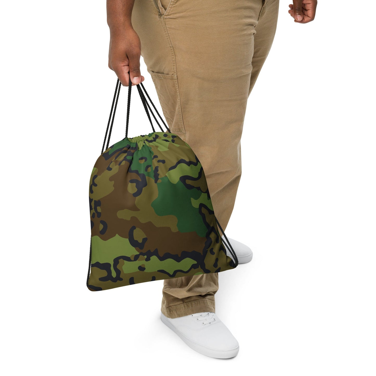 Alaska Chocolate Chip Woodland CAMO Drawstring Bag - Bags