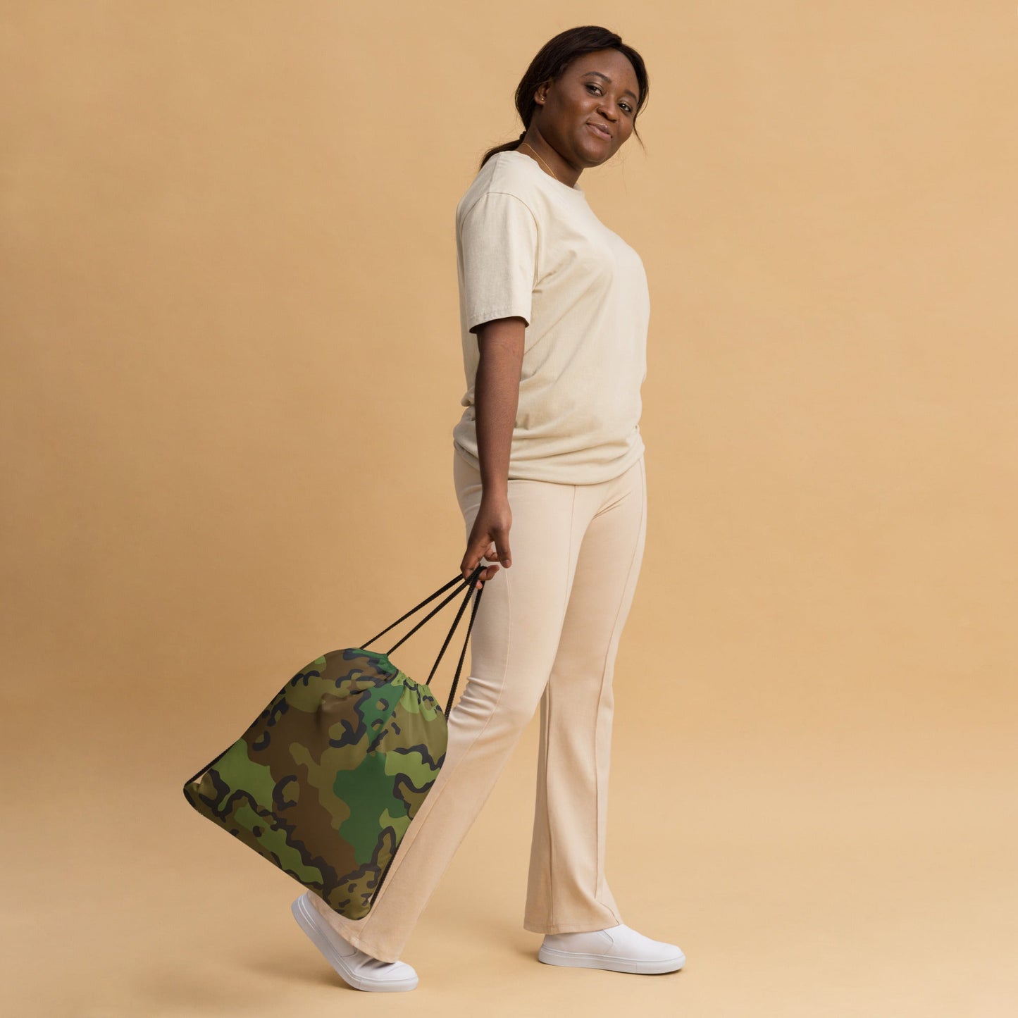 Alaska Chocolate Chip Woodland CAMO Drawstring Bag - Bags