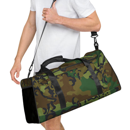 Alaska Chocolate Chip Woodland CAMO Duffle Bag