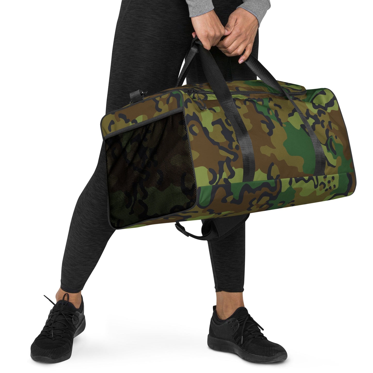 Alaska Chocolate Chip Woodland CAMO Duffle Bag