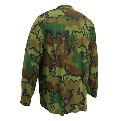 Alaska Chocolate Chip Woodland CAMO Unisex Hockey Fan Jersey