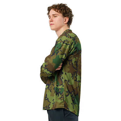 Alaska Chocolate Chip Woodland CAMO Unisex Hockey Fan Jersey - 2XS