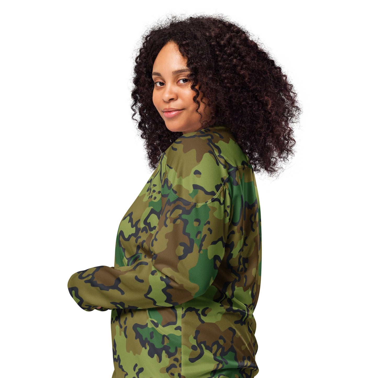 Alaska Chocolate Chip Woodland CAMO Unisex Hockey Fan Jersey