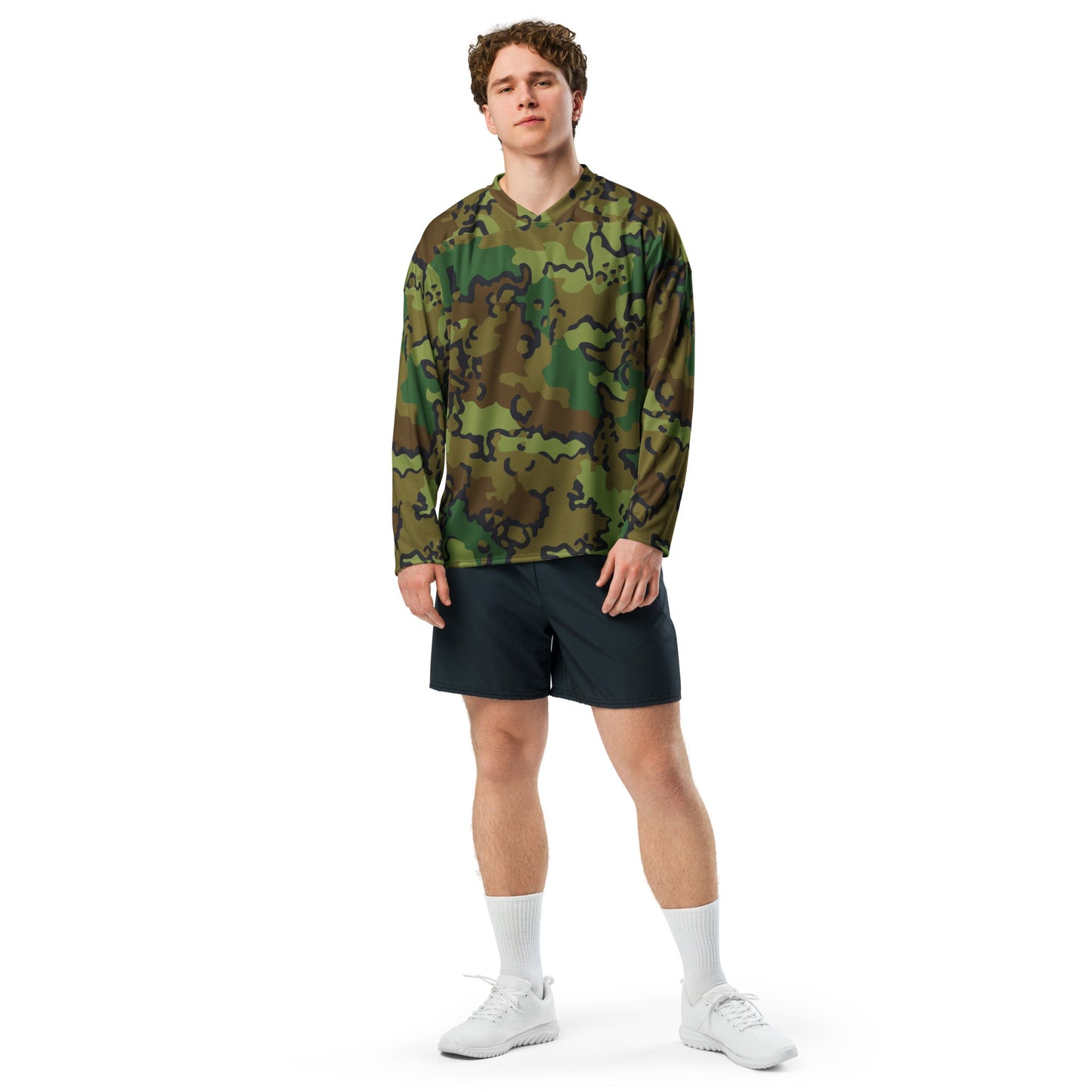 Alaska Chocolate Chip Woodland CAMO Unisex Hockey Fan Jersey