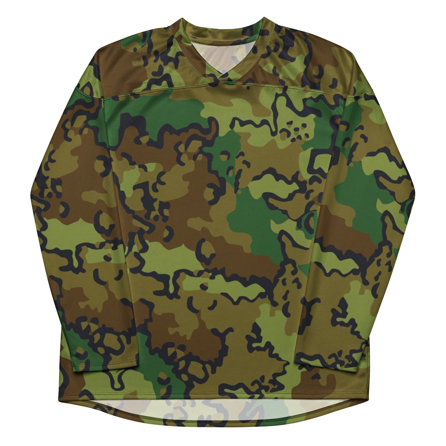 Alaska Chocolate Chip Woodland CAMO Unisex Hockey Fan Jersey