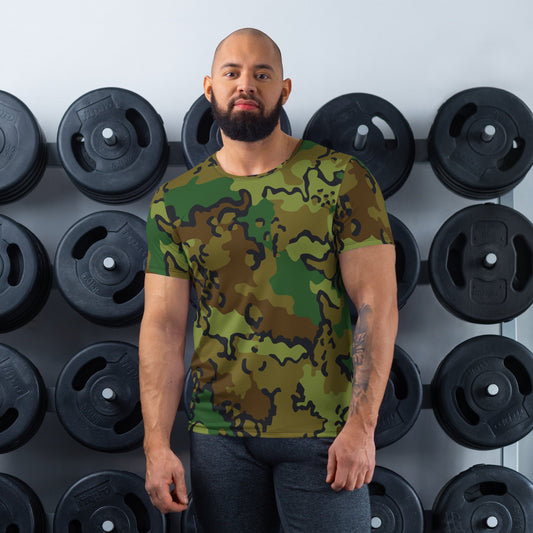 Alaska Chocolate Chip Woodland CAMO Mens Athletic T-shirt - XS - T-Shirts