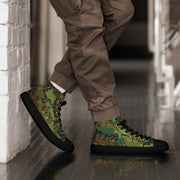 Alaska Chocolate Chip Woodland CAMO Mens High-Top Canvas Shoes - 5