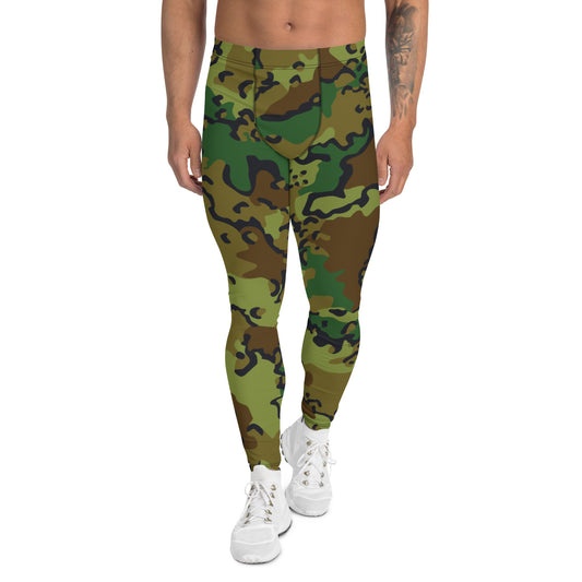Alaska Chocolate Chip Woodland CAMO Mens Leggings - XS