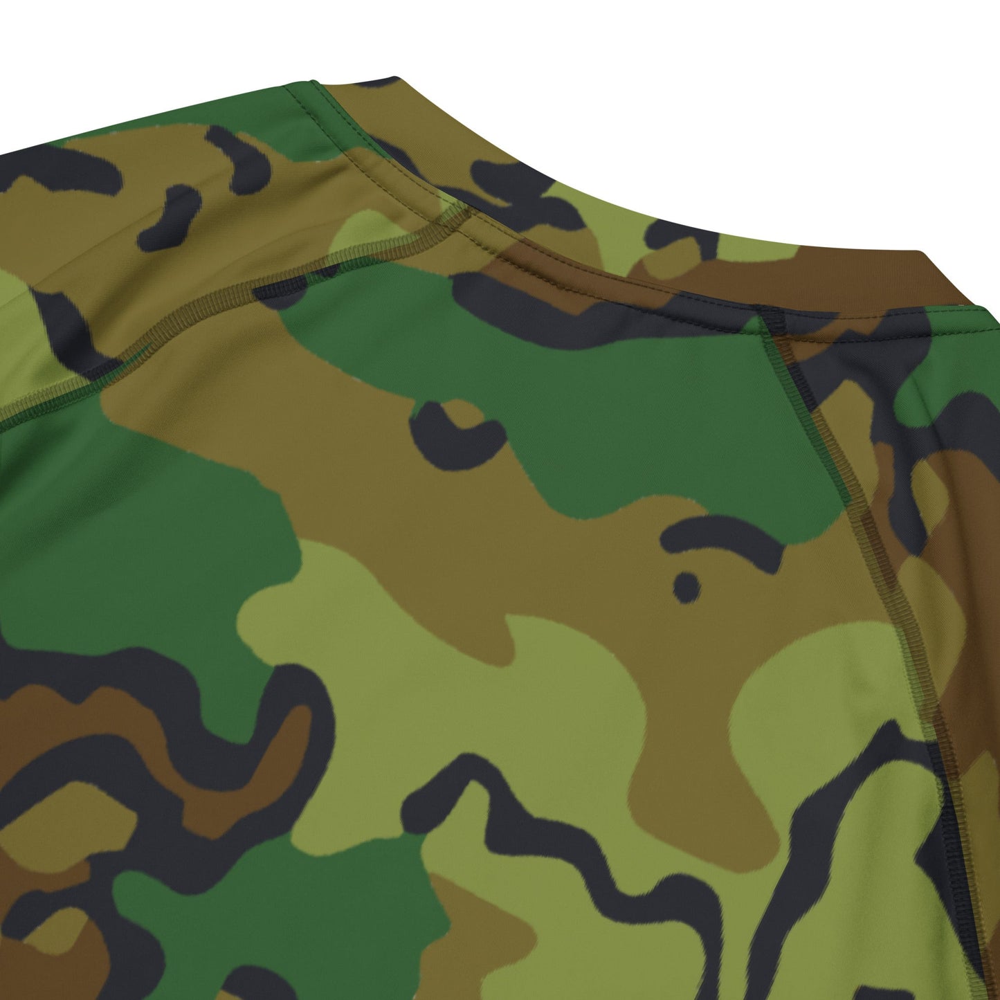 Alaska Chocolate Chip Woodland CAMO Mens Short-Sleeve Rash Guard - Short-sleeve Guards