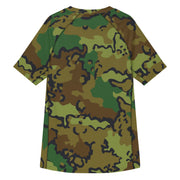 Alaska Chocolate Chip Woodland CAMO Mens Short-Sleeve Rash Guard - SS