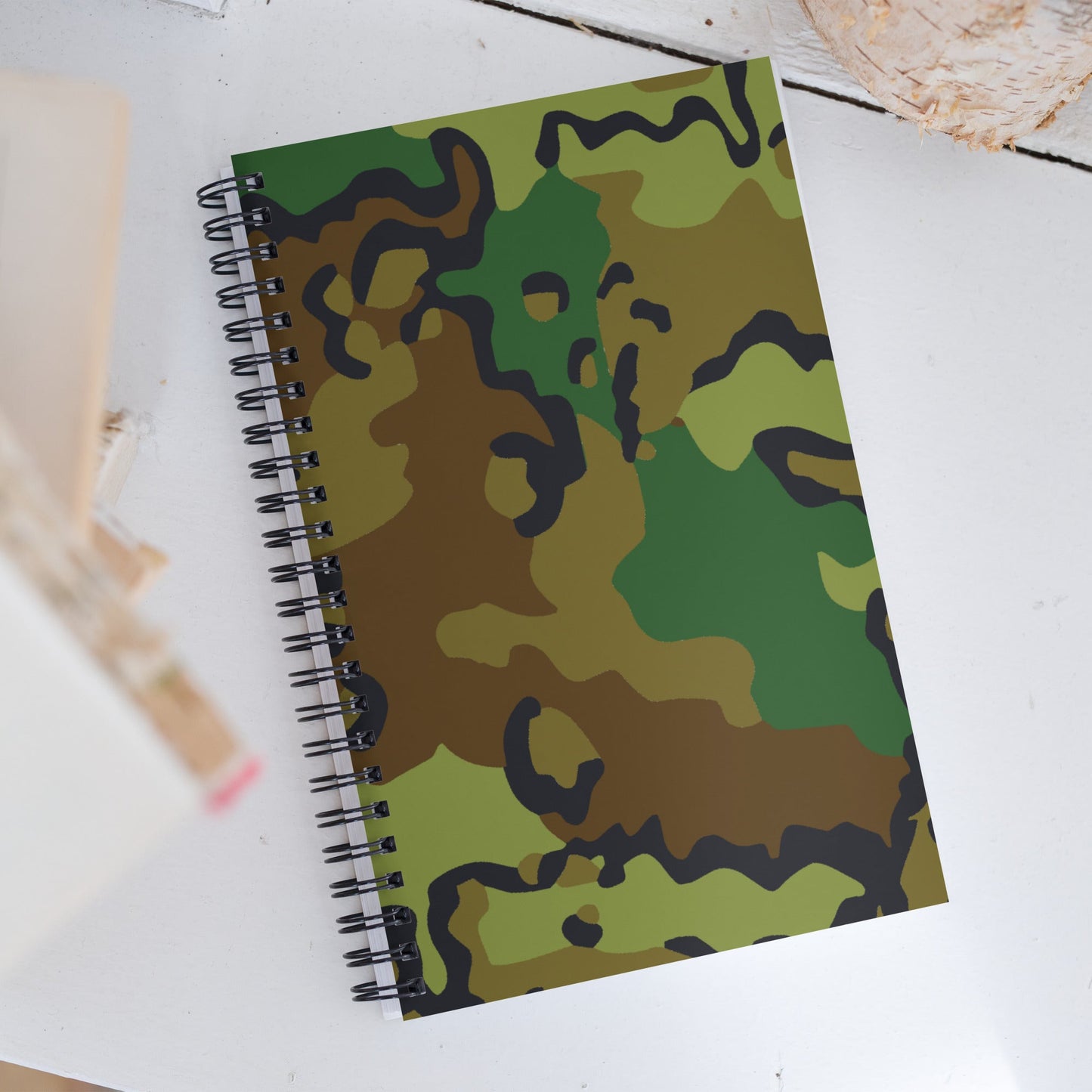 Alaska Chocolate Chip Woodland CAMO Spiral notebook - Notebooks