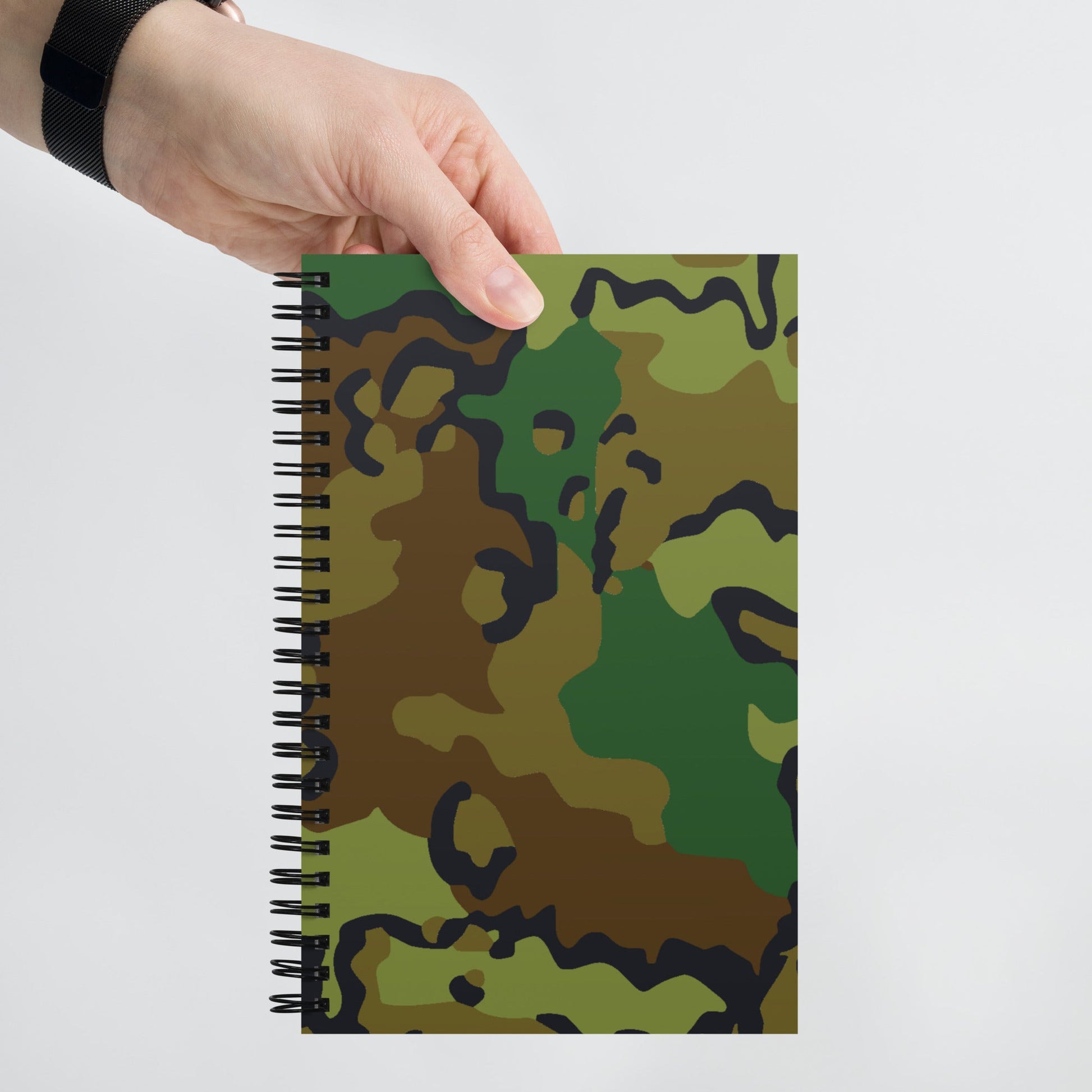 Alaska Chocolate Chip Woodland CAMO Spiral notebook - Notebooks