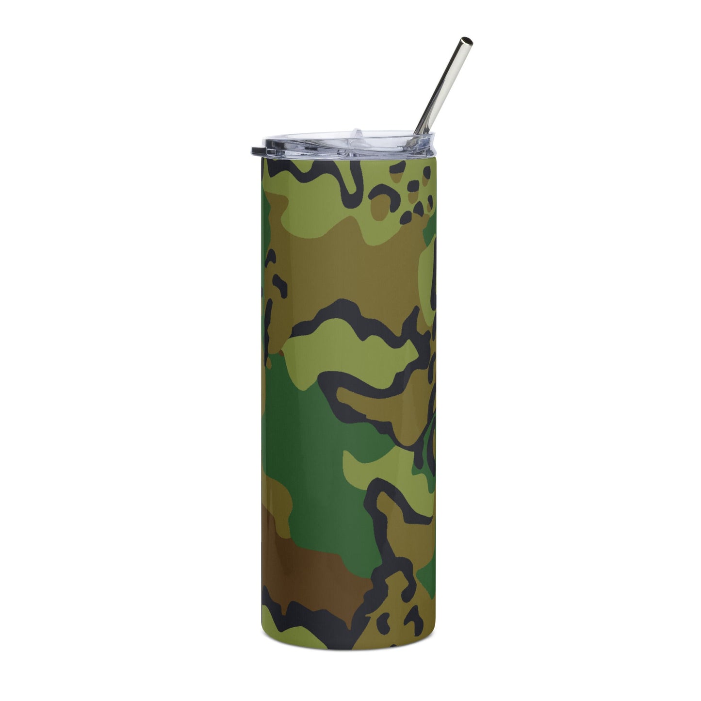 Alaska Chocolate Chip Woodland CAMO Stainless steel tumbler - Steel Tumbler