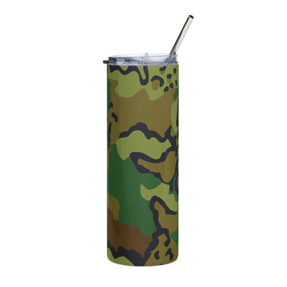 Alaska Chocolate Chip Woodland CAMO Stainless steel tumbler - Steel Tumbler