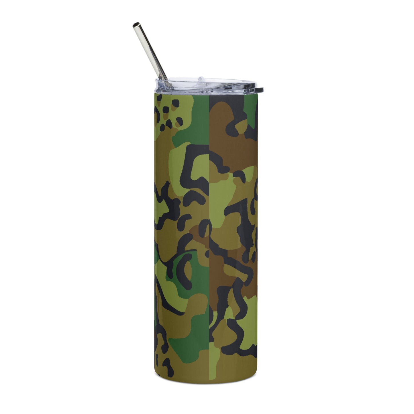 Alaska Chocolate Chip Woodland CAMO Stainless steel tumbler - Steel Tumbler