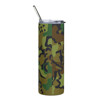 Alaska Chocolate Chip Woodland CAMO Stainless steel tumbler - Steel Tumbler