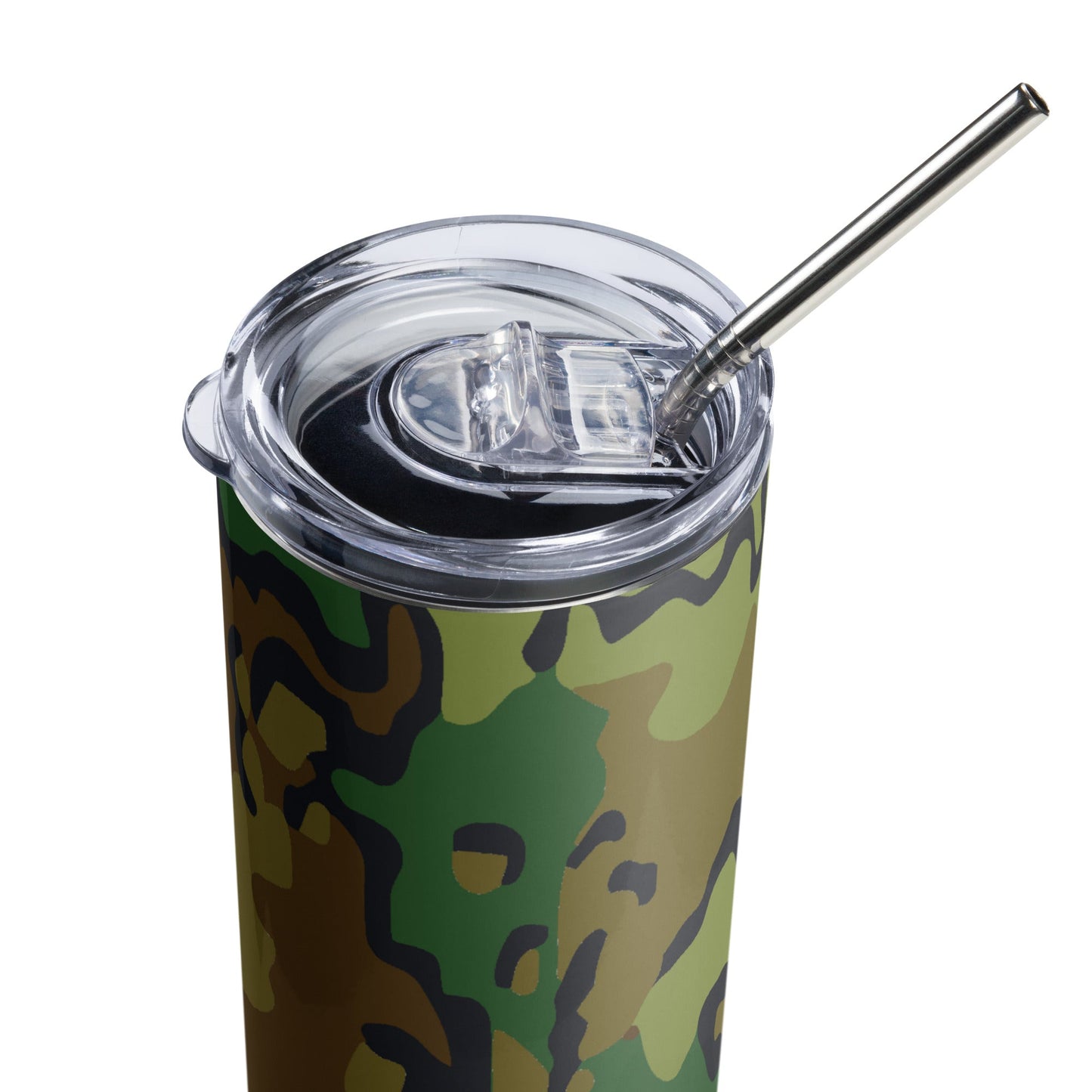 Alaska Chocolate Chip Woodland CAMO Stainless steel tumbler - Steel Tumbler