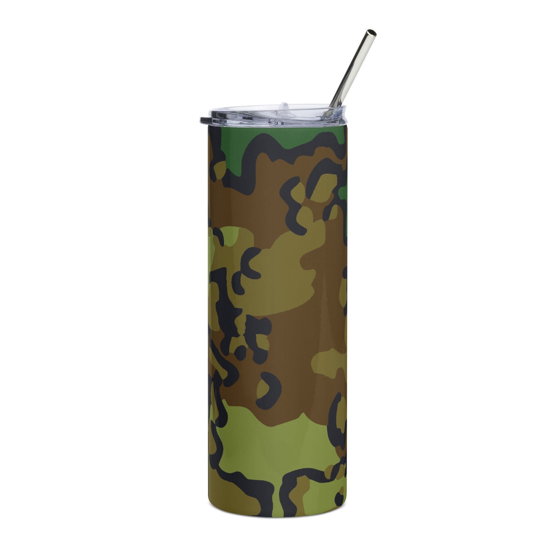 Alaska Chocolate Chip Woodland CAMO Stainless steel tumbler - Steel Tumbler