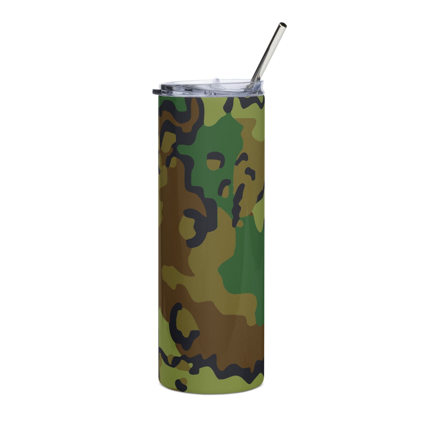 Alaska Chocolate Chip Woodland CAMO Stainless steel tumbler - Steel Tumbler