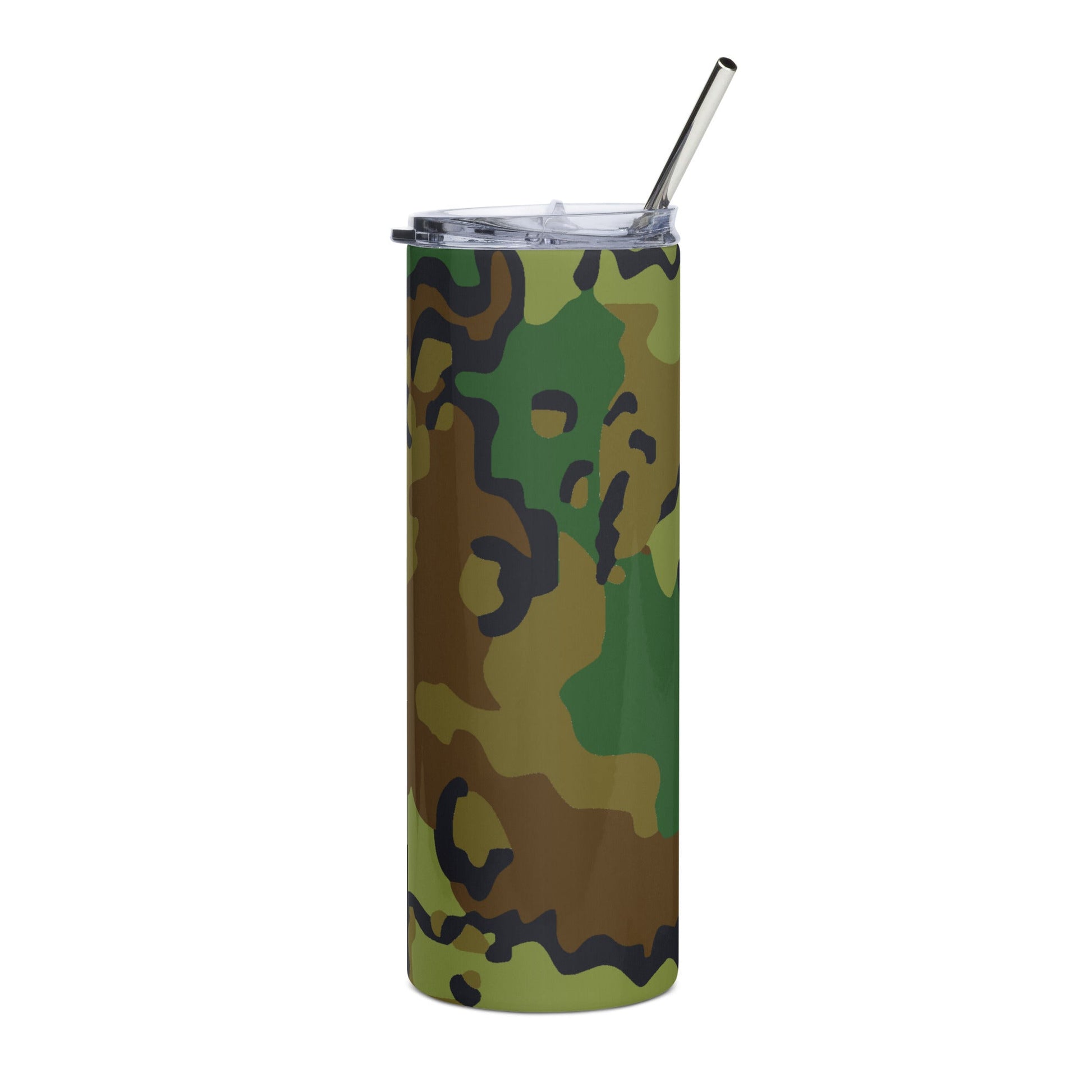 Alaska Chocolate Chip Woodland CAMO Stainless steel tumbler - Steel Tumbler