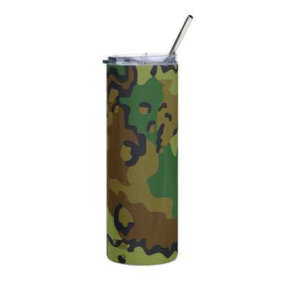 Alaska Chocolate Chip Woodland CAMO Stainless steel tumbler - Steel Tumbler