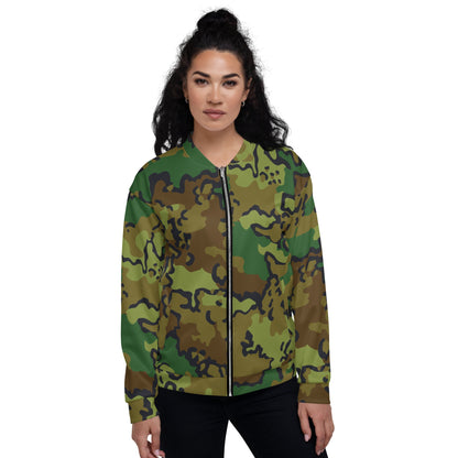 Alaska Chocolate Chip Woodland CAMO Unisex Bomber Jacket