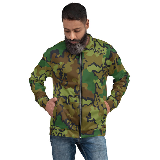 Alaska Chocolate Chip Woodland CAMO Unisex Bomber Jacket - XS - Jackets