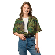 Alaska Chocolate Chip Woodland CAMO Unisex Short-Sleeve Button Shirt - Button-Up