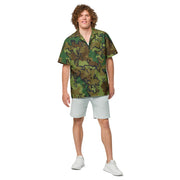 Alaska Chocolate Chip Woodland CAMO Unisex Short-Sleeve Button Shirt - Button-Up