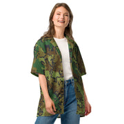 Alaska Chocolate Chip Woodland CAMO Unisex Short-Sleeve Button Shirt - Button-Up