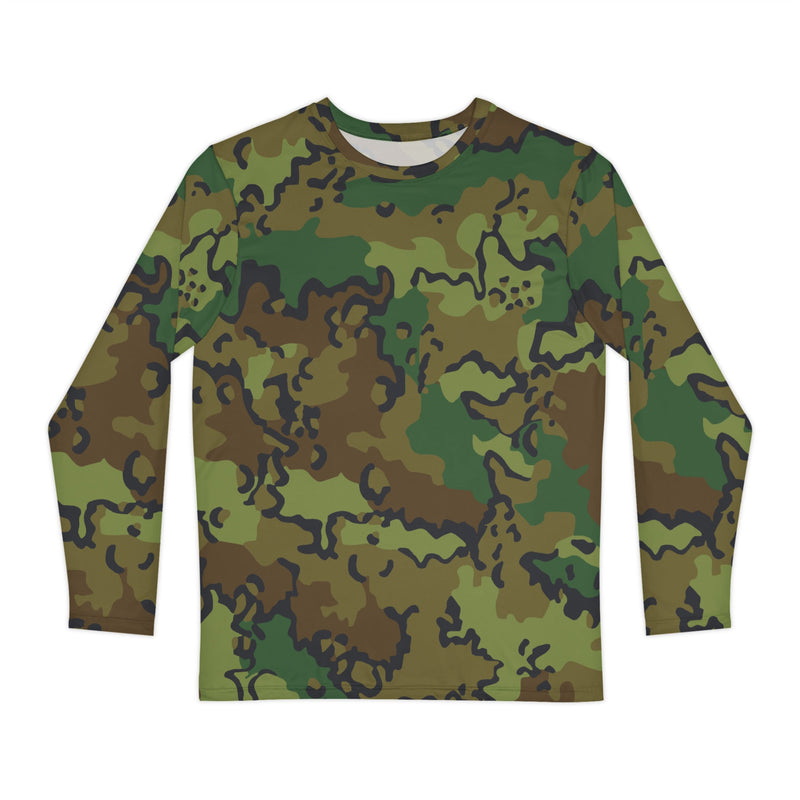 Alaska Chocolate Chip Woodland CAMO Unisex Long-Sleeve Shirt - XS