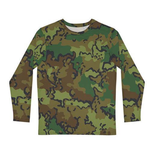 Alaska Chocolate Chip Woodland CAMO Unisex Long-Sleeve Shirt - XS