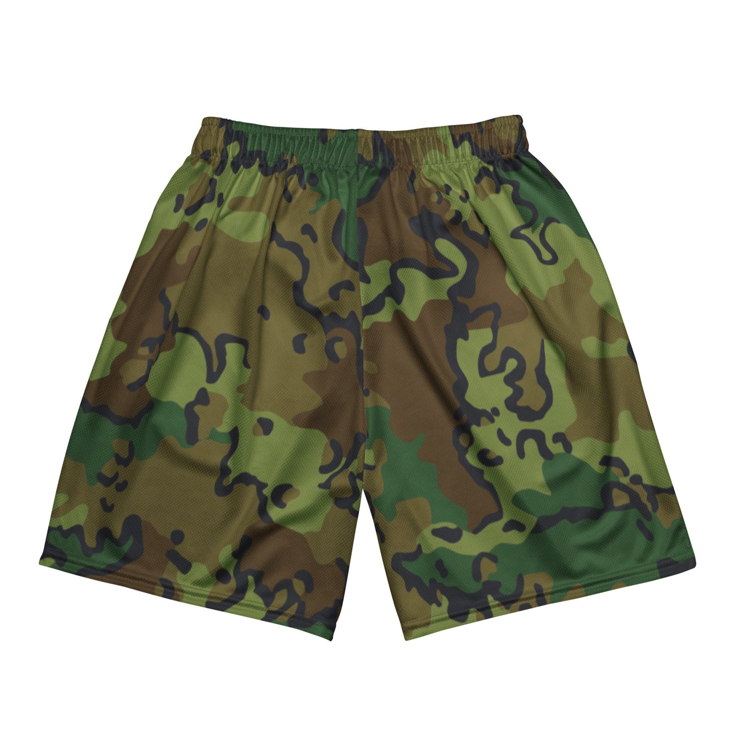 Alaska Chocolate Chip Woodland CAMO Unisex mesh shorts - Mesh Shorts