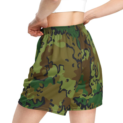 Alaska Chocolate Chip Woodland CAMO Unisex mesh shorts - Mesh Shorts